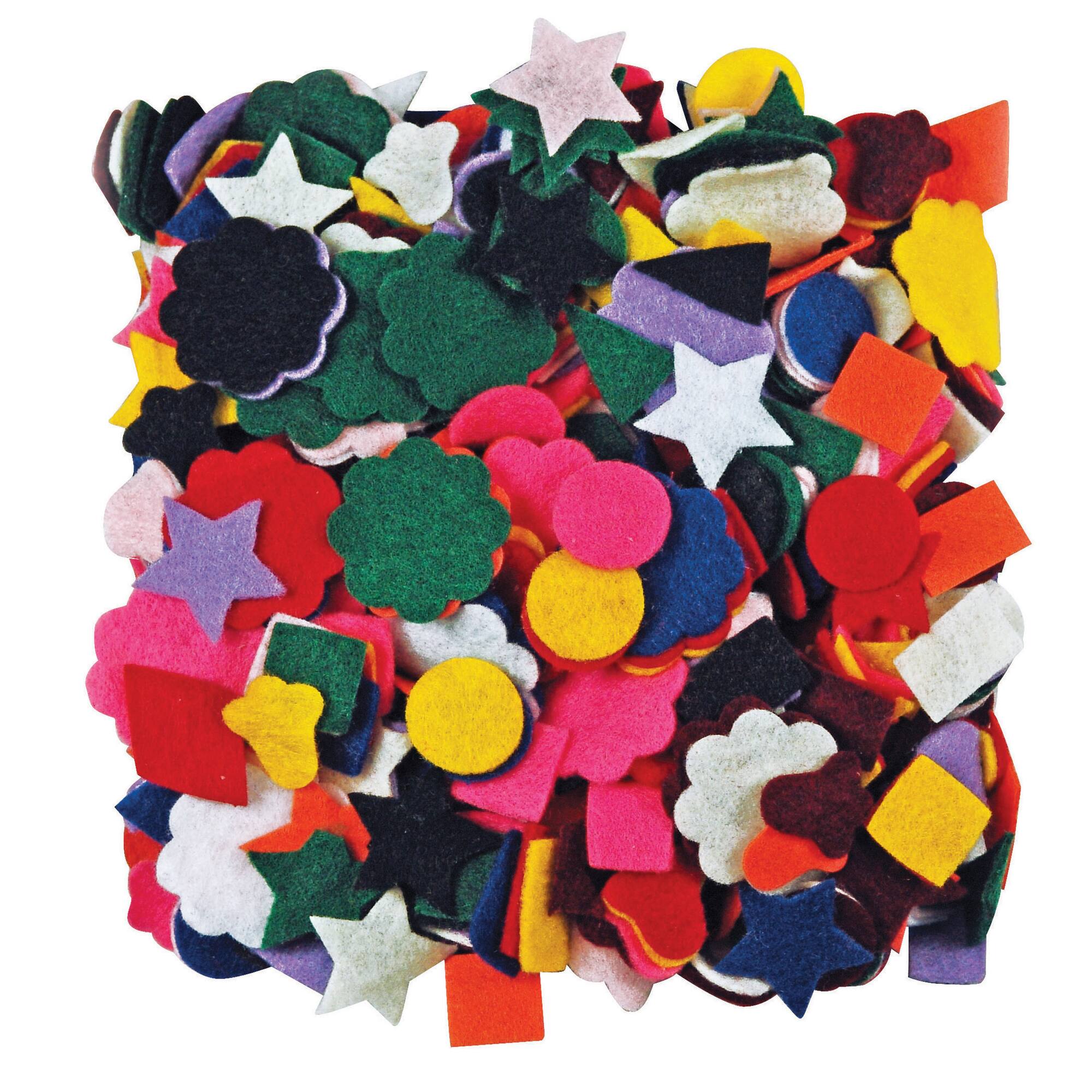 Roylco® Felt Shapes, 500 Pack